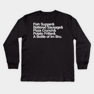 Scottish Chippy Kids Long Sleeve T-Shirt